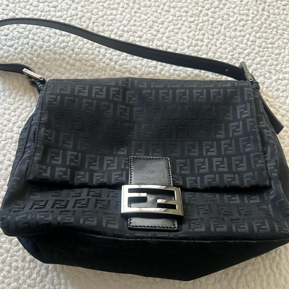 Authentic Vintage Fendi Mamma Baguette Handbag